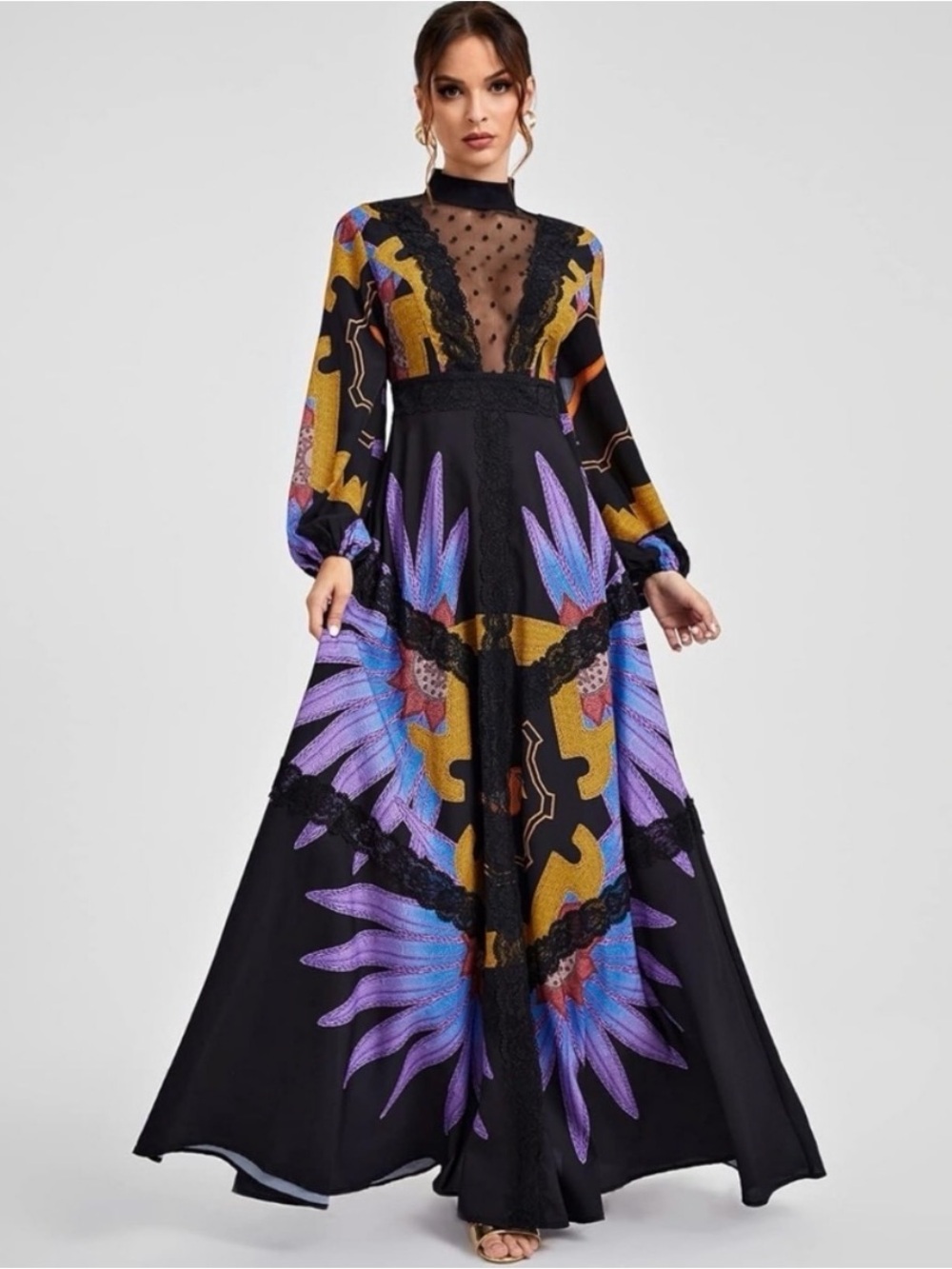 Shein X Art to Wear Maxi Dress